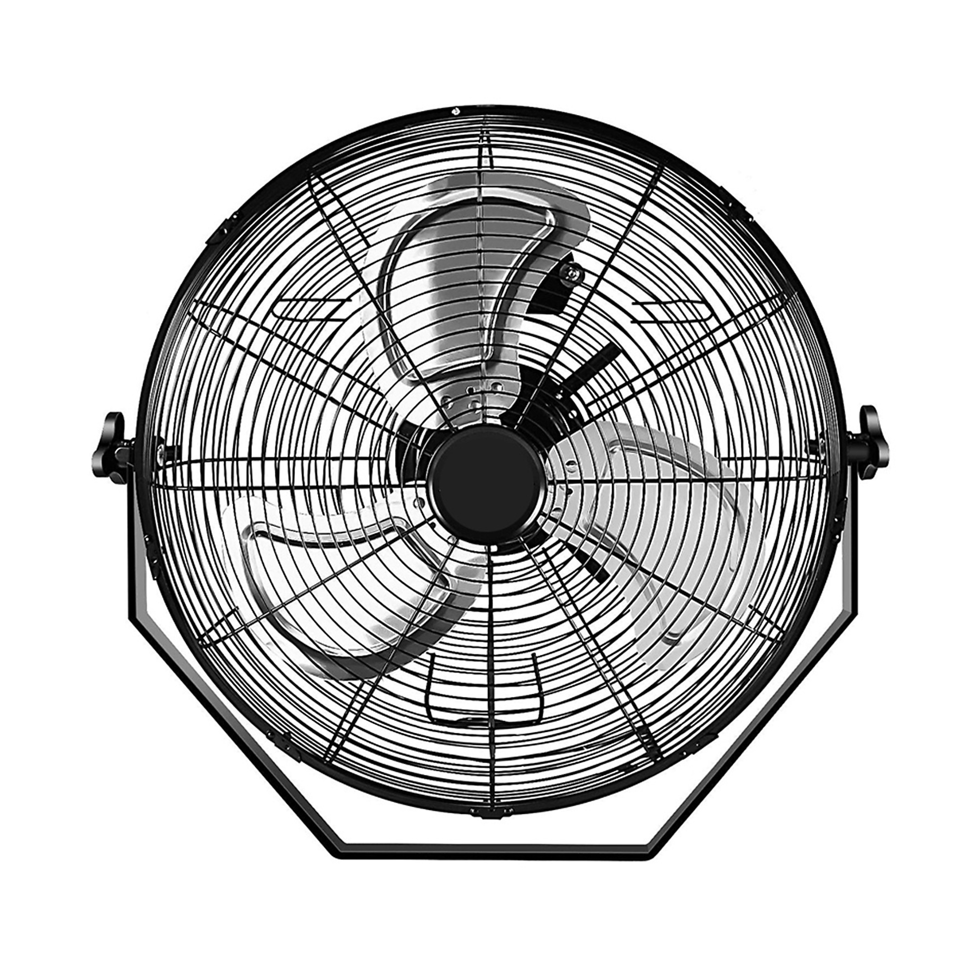 EdenDirect High Velocity Wall Mount Fan — 18in., 3-Speed, 4000 CFM, Indoor/Outdoor, Black, Model# NTE-W2815P201006